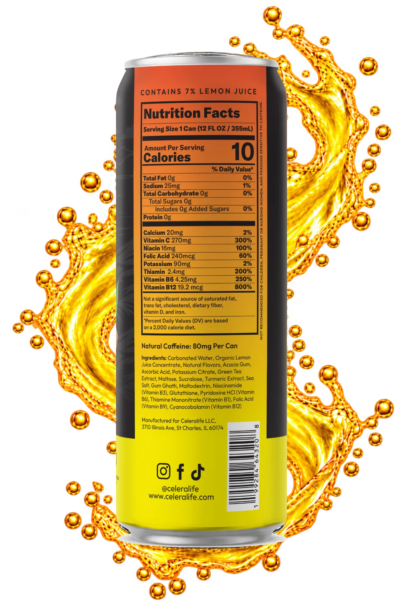 Celera functional energy drink