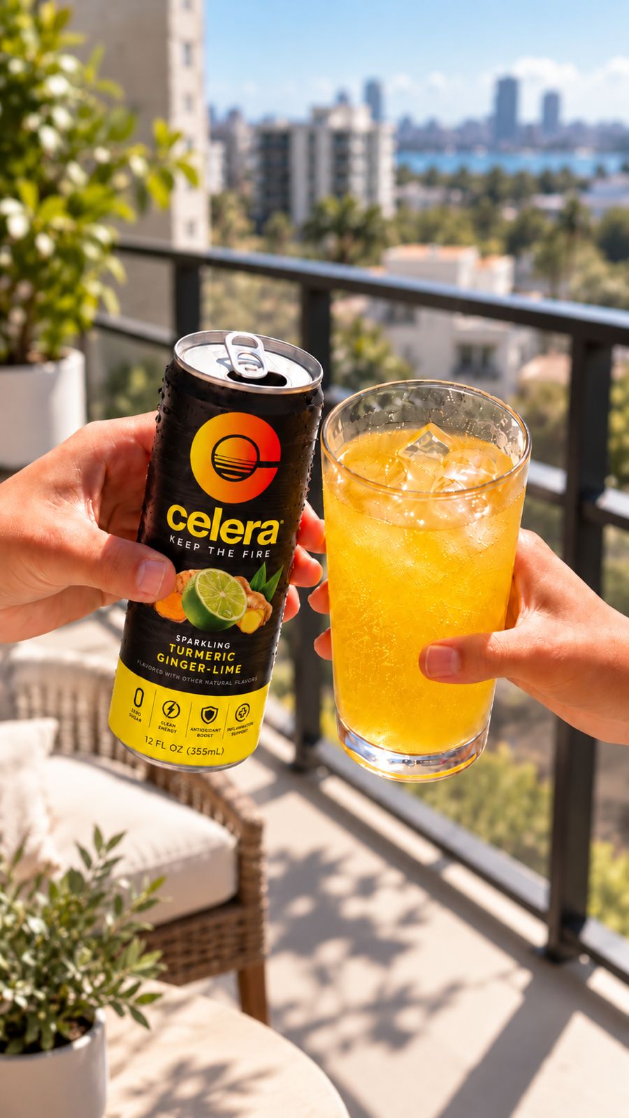 Celera — Cheers on the balcony
